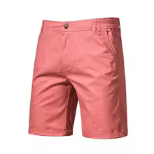 Men's Cotton Chino Shorts Casual Stretch Fit