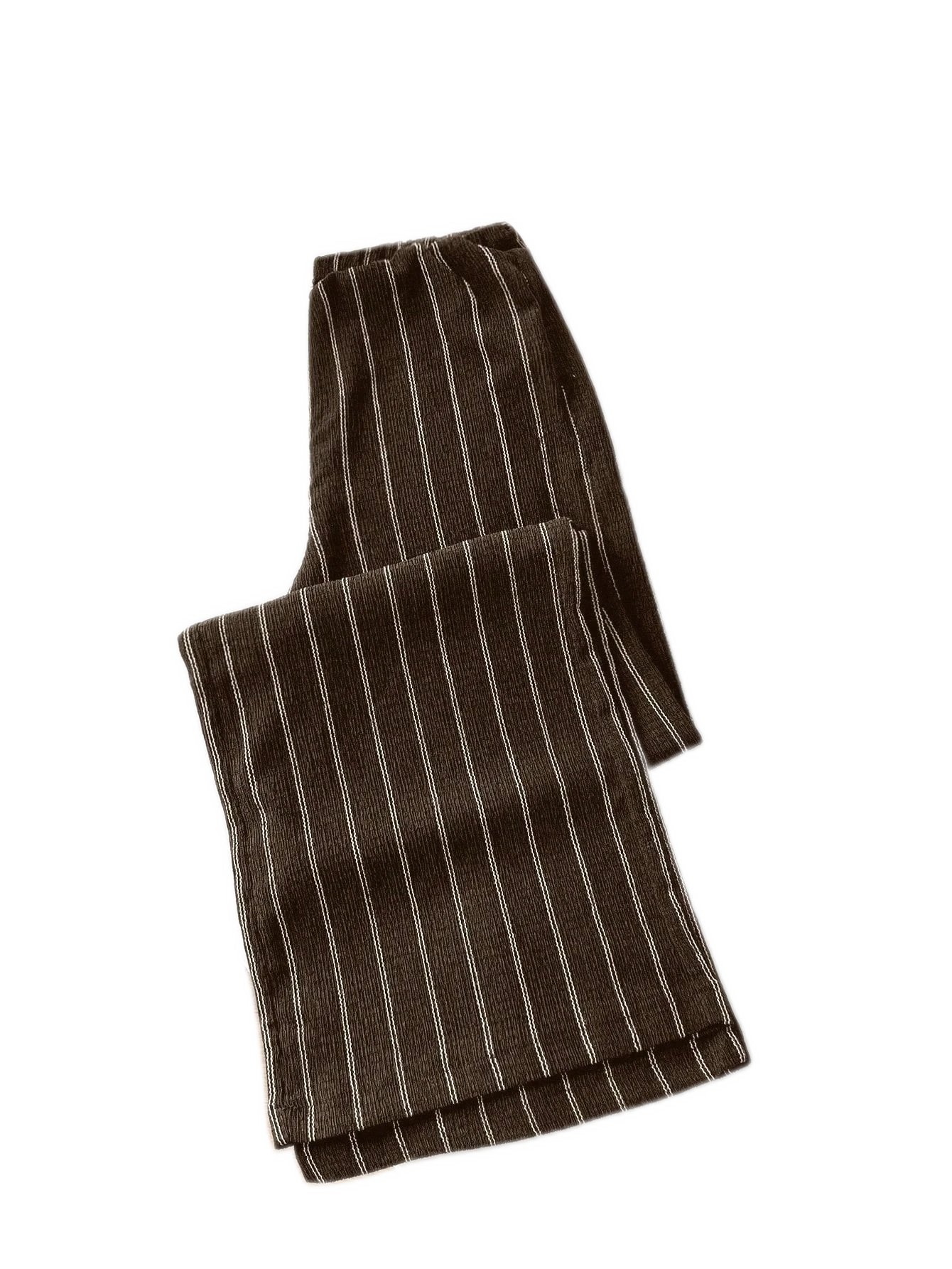 Striped High-Waist Wide Leg Pants